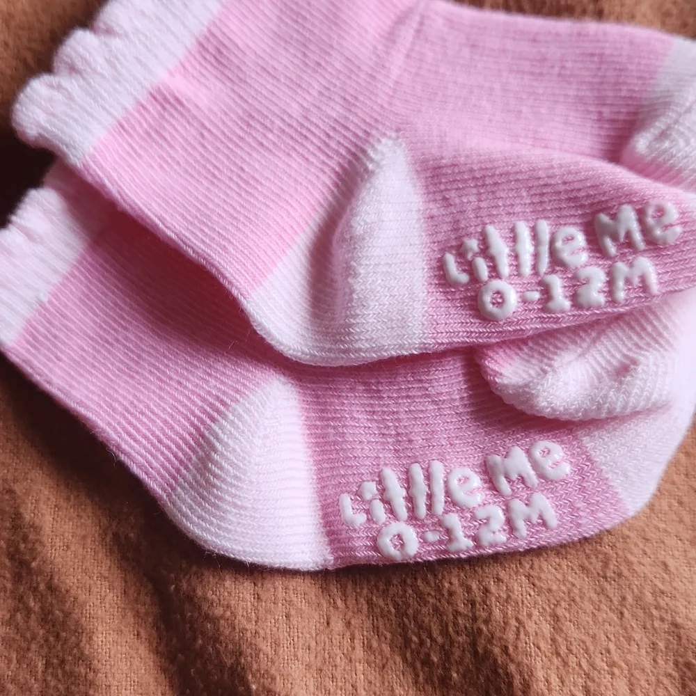 Modern Baby Bandana Bibs and Little me Socks